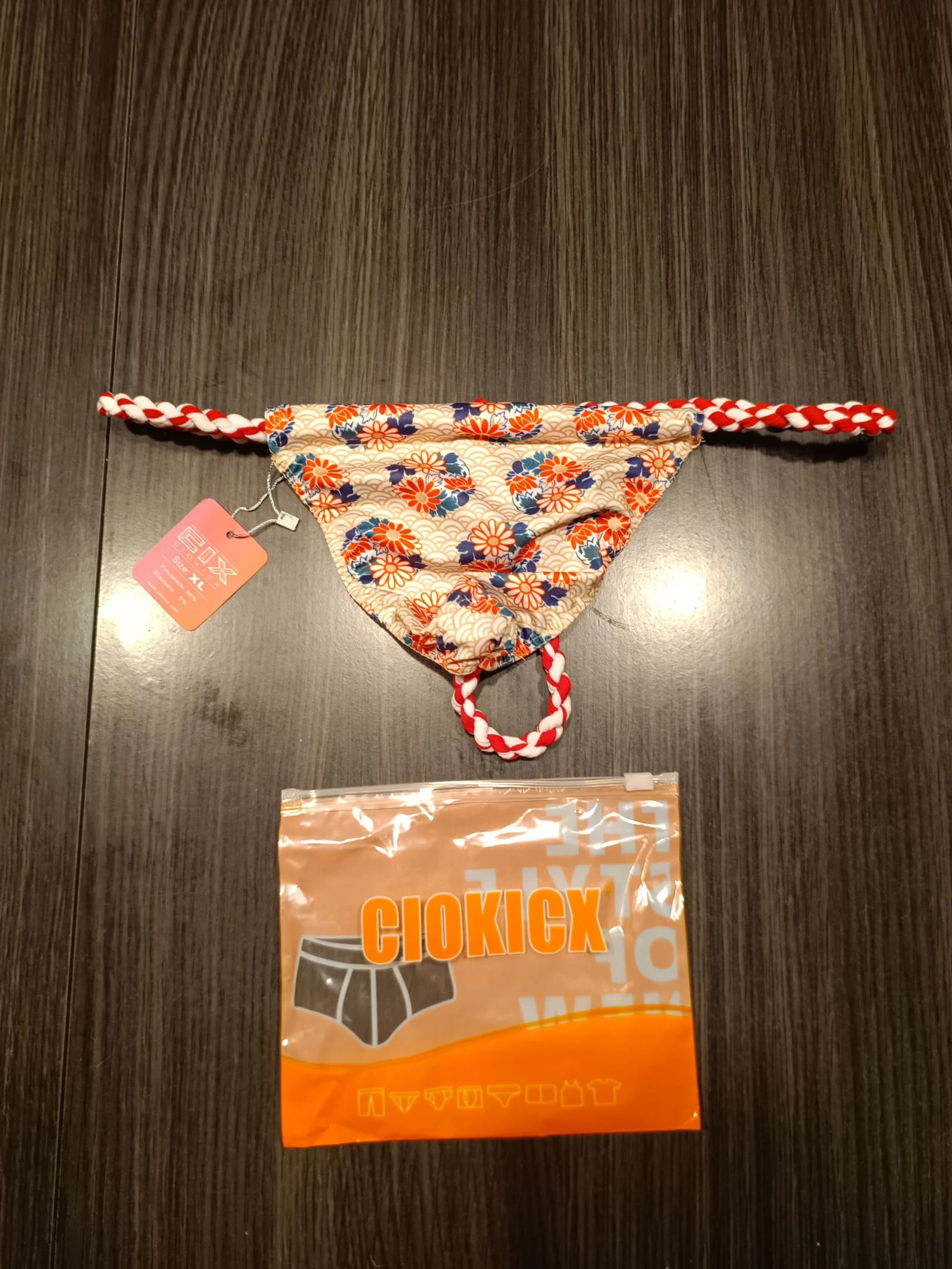 String corde floral homme